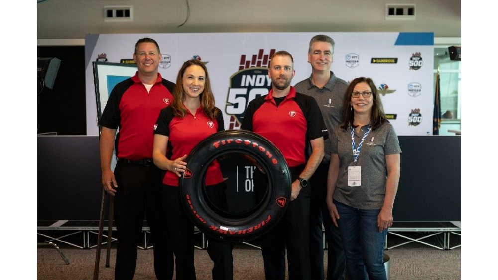Firestone race tire engineers in indianapolis